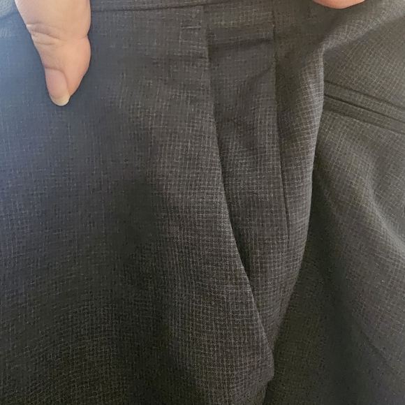 Blue Kenneth Cole Reaction Men's Grid Dress Pants - Picture 11 of 11